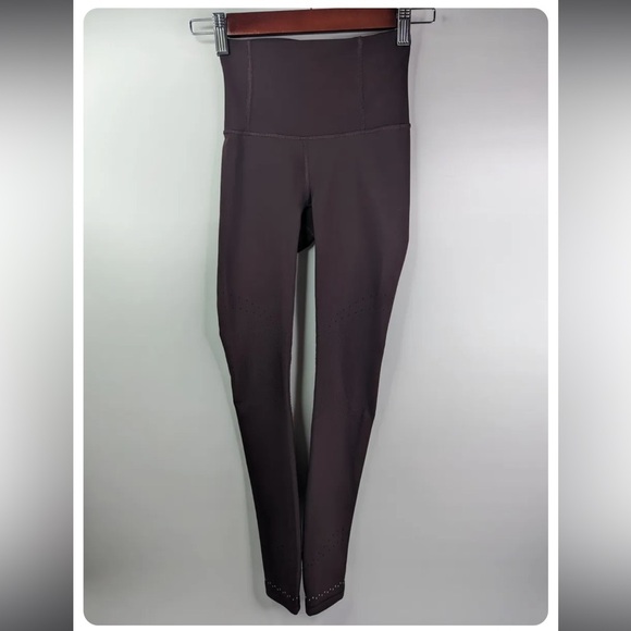 lululemon athletica Pants - Lululemon In Focus Run Tight- Burgandy Wine